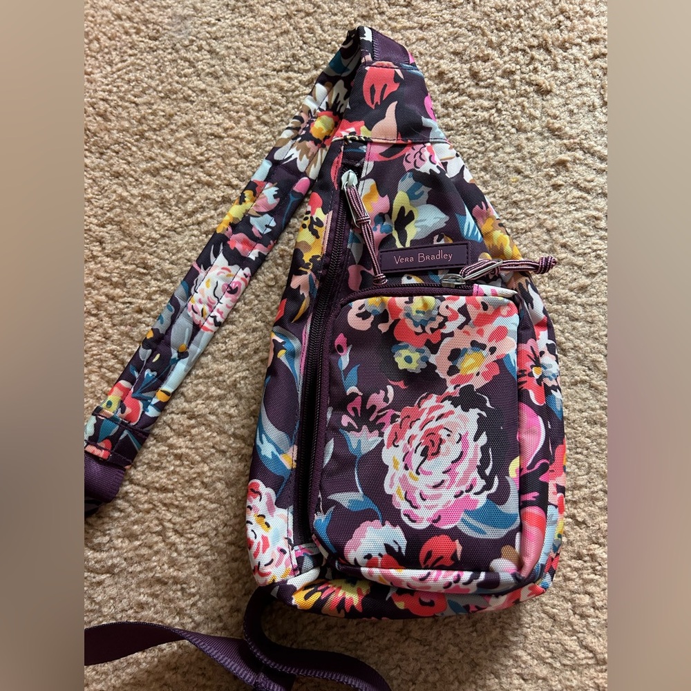 Vera Bradley Indiana Rose Mini Sling Bag